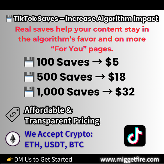 TikTok Saves – Increase Algorithm Impact