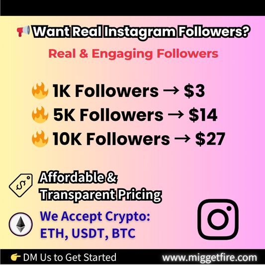 Instagram Followers – Real & Instant Delivery